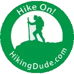 Hiking Dude Sticker